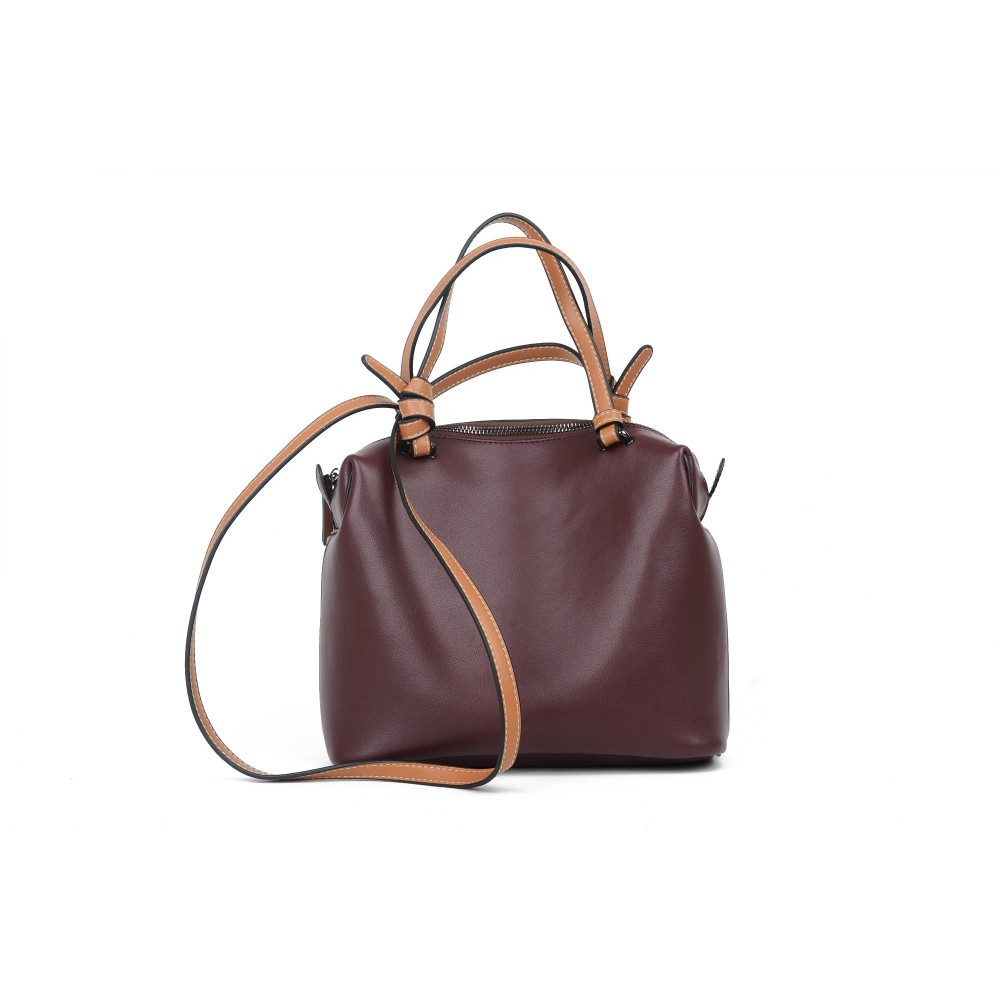 Eldora Sac à main porté épaule en cuir Rouge 76221