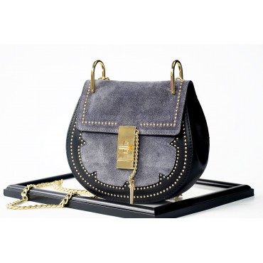  Eldora Genuine Leather Shoulder Bag Black 76228