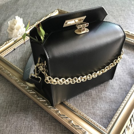 Eldora Genuine Leather Crossbody Bag Black 76230