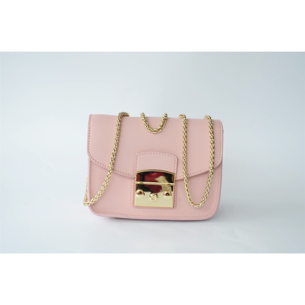 Eldora Sac à main porté épaule en cuir Rose 76232