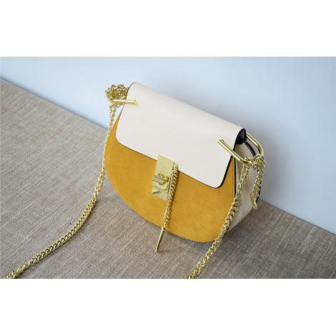  Eldora Genuine Leather Shoulder Bag Yellow 76228