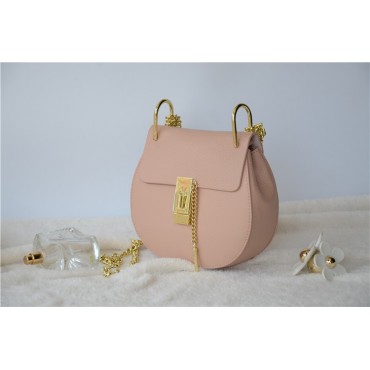 Eldora Genuine Leather Shoulder Bag Pink 76228