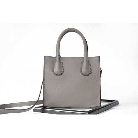 Eldora Genuine Leather Tote Bag Grey 76235