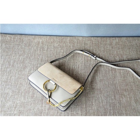 Eldora Genuine Leather Shoulder Bag White 76340