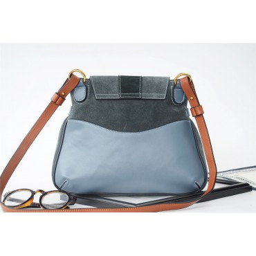 Eldora Genuine Leather Shoulder Bag Dark Green 76341
