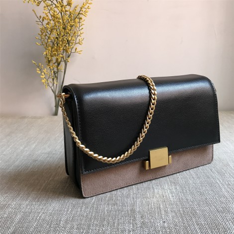 Eldora Genuine Leather Shoulder Bag Khaki 76351