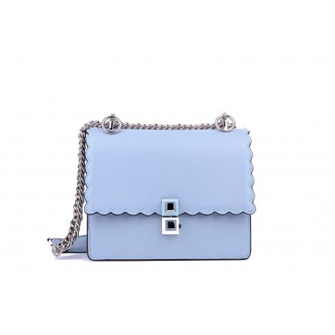 Eldora Genuine Leather Shoulder Bag Blue 76353
