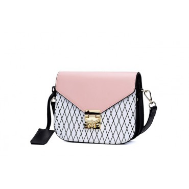 Eldora Genuine Leather Shoulder Bag Pink 76356