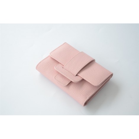 Eldora Genuine Cowhide Leather Wallet Pink 76357