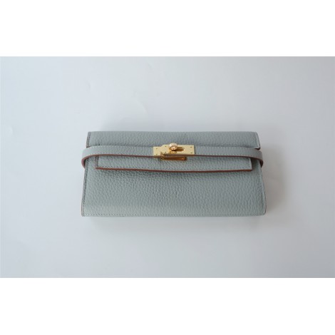 Eldora Genuine Cowhide Leather Wallet Blue 76359