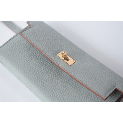 Eldora Genuine Cowhide Leather Wallet Blue 76359
