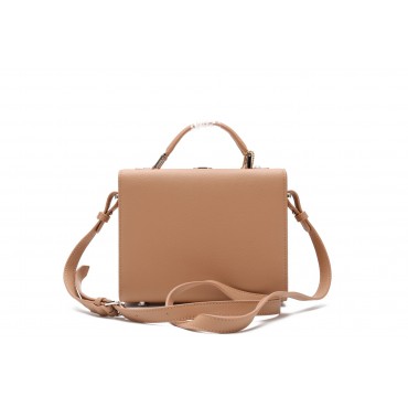 Eldora Genuine Leather Shoulder Bag Khaki 76361