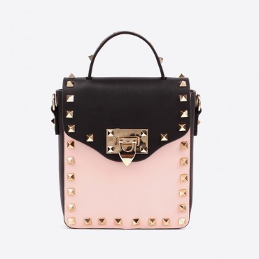 Eldora Genuine Leather Crossbody Bag Pink  76363