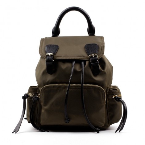 Eldora Genuine Leather Backpack Bag Dark Green 76366