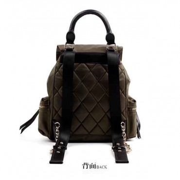 Eldora Genuine Leather Backpack Bag Dark Green 76366