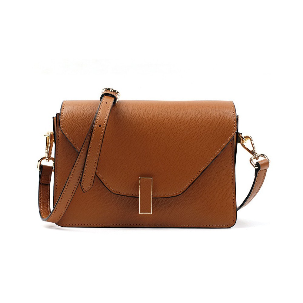 Sac à main porté épaule en cuir Marron 76375 Sac à main porté épaule en cuir Marron 76375