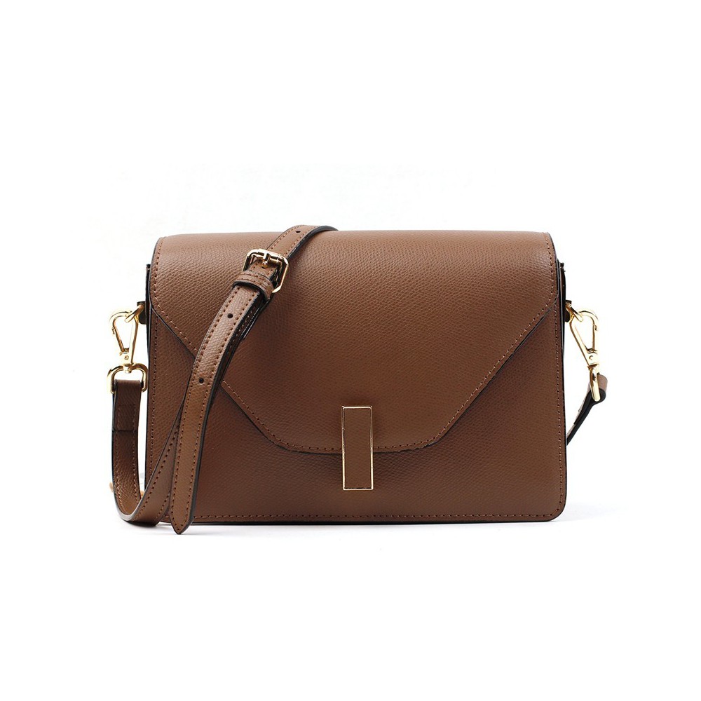 Sac à main porté épaule en cuir Marron 76375 Sac à main porté épaule en cuir Marron 76375