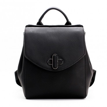 Eldora Genuine Leather Backpack Bag Black 76388