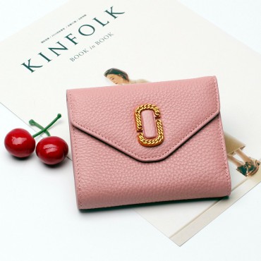 Eldora Genuine Cowhide Leather Wallet Pink 76389