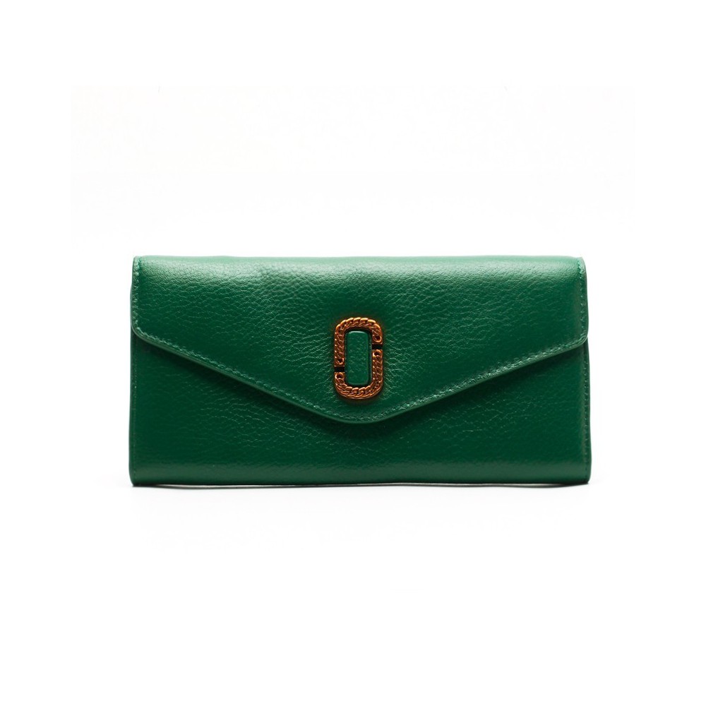 Eldora Portefeuille en cuir Vert 76389