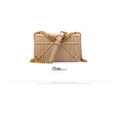 Eldora Genuine Leather Shoulder Bag Khaki 76399