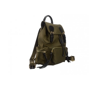 Eldora Genuine Leather Backpack Bag Dark Green 76414