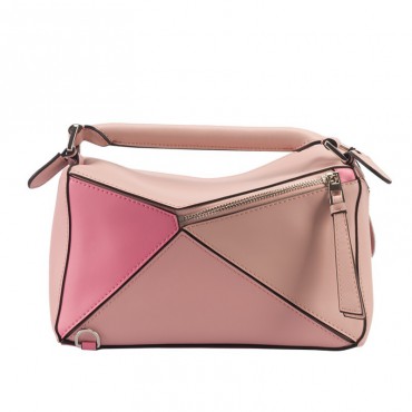 Eldora Genuine Leather Top Handle Bag Pink 76416