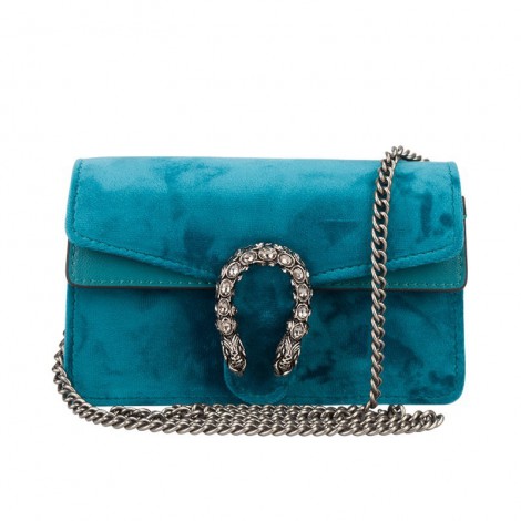 Eldora Genuine Leather Shoulder Bag Blue 76421