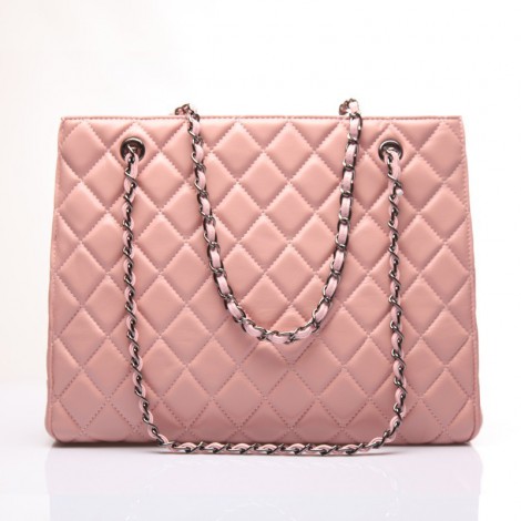 Marceau Genuine Leather Shoulder Bag Pink 75113
