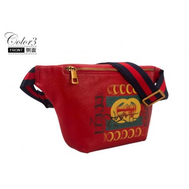 Eldora Genuine Leather Crossbody Bag Red 76429