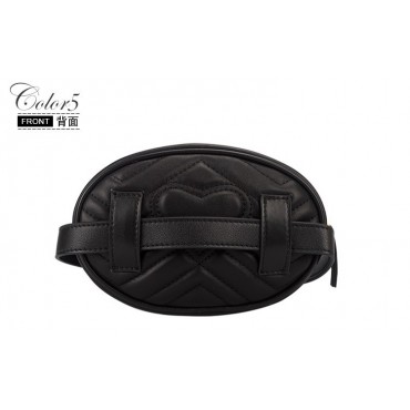 Eldora Genuine Leather Shoulder Bag Black 76437