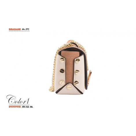Eldora Genuine Leather Shoulder Bag Orange 76439