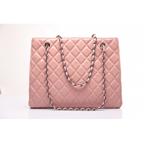 Marceau Genuine Leather Shoulder Bag Pink 75113