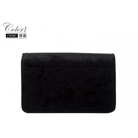 Eldora Genuine Leather Shoulder Bag Black 76444