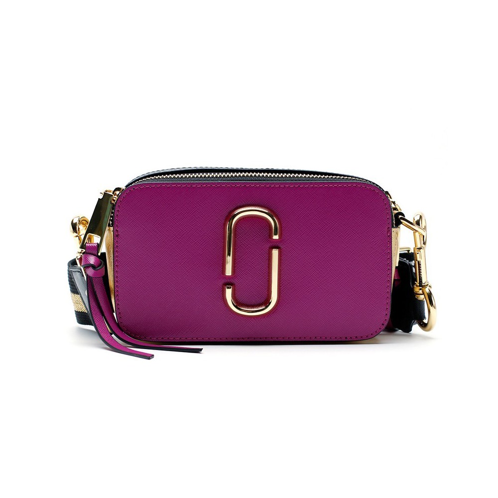 Eldora Genuine Leather Shoulder Bag with Decoration Pattern Purple 76448