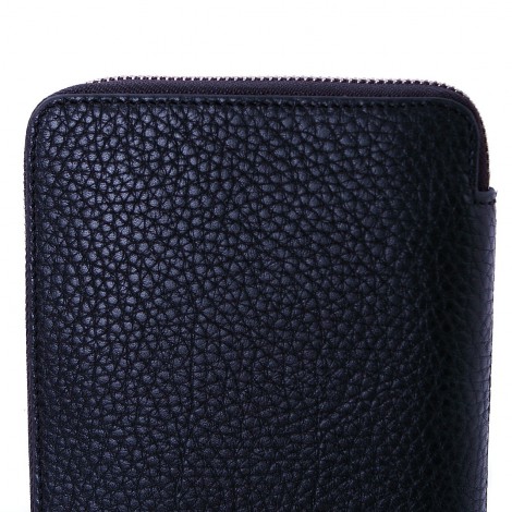Rosaire « Helene » Women's Zipper Wallet made of Togo Leather in Black Color 15986