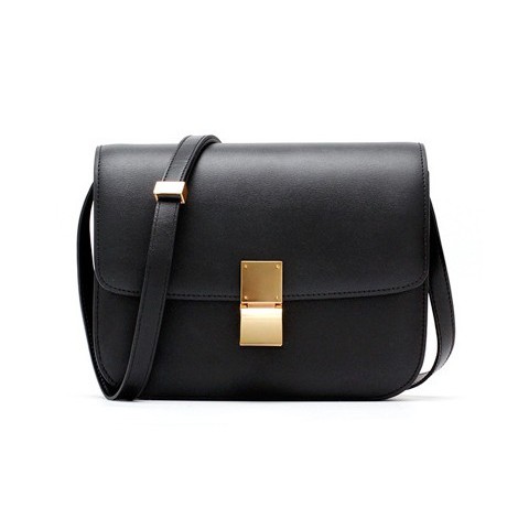 Rosaire « Lorie » Flap Bag Cow Leather Black 77103