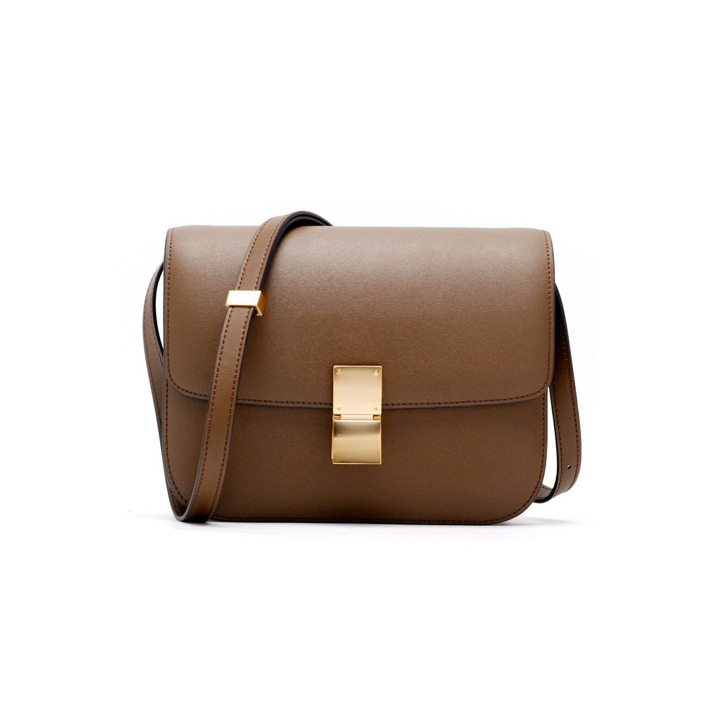 Rosaire « Lorie » Flap Bag Cow Leather Caramel 77103