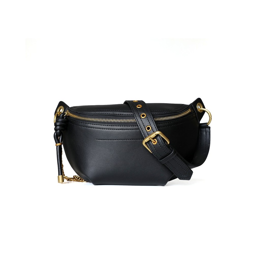 Camelia Crossbody Bag synthetic leather Celebrity Bag Black 77107