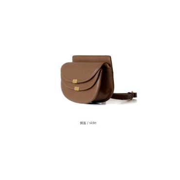  Eldora Genuine Cow Leather Shoulder Bag  Brown 77125