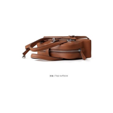 Eldora Genuine Cow Leather Shoulder Bag Pink 77143
