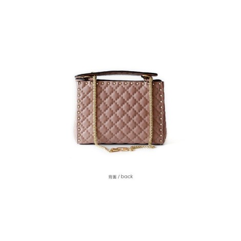 Eldora Genuine Cow Leather Shoulder Bag Pink 77158
