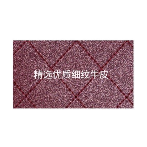 Eldora Genuine Cow Leather Shoulder Bag Red 77167