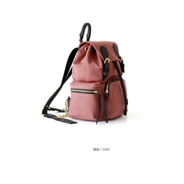 Eldora Genuine nylon Backpack Bag Pink 77179