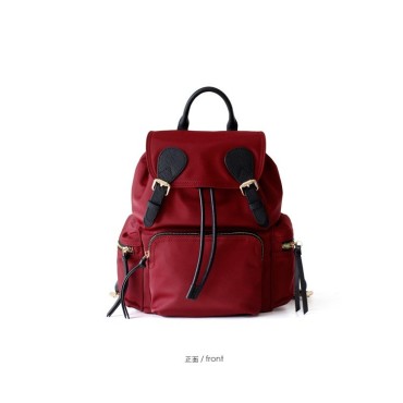 Eldora Genuine nylon Backpack Bag Red 77179