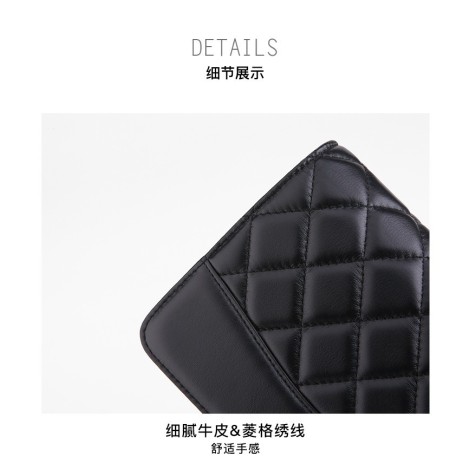 Eldora Genuine Cow Leather Shoulder Bag Black  77228