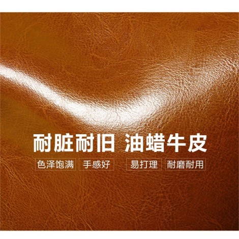 Eldora Genuine Cow Leather Shoulder Bag Brown 77257