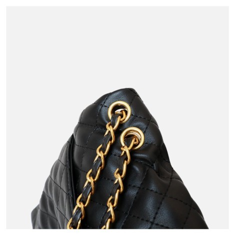Eldora Genuine Leather Shoulder Bag Black 77264