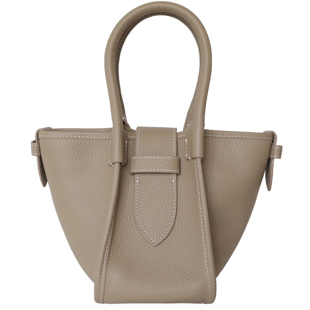 Eldora Genuine Leather Top handle bag Apricot 77269
