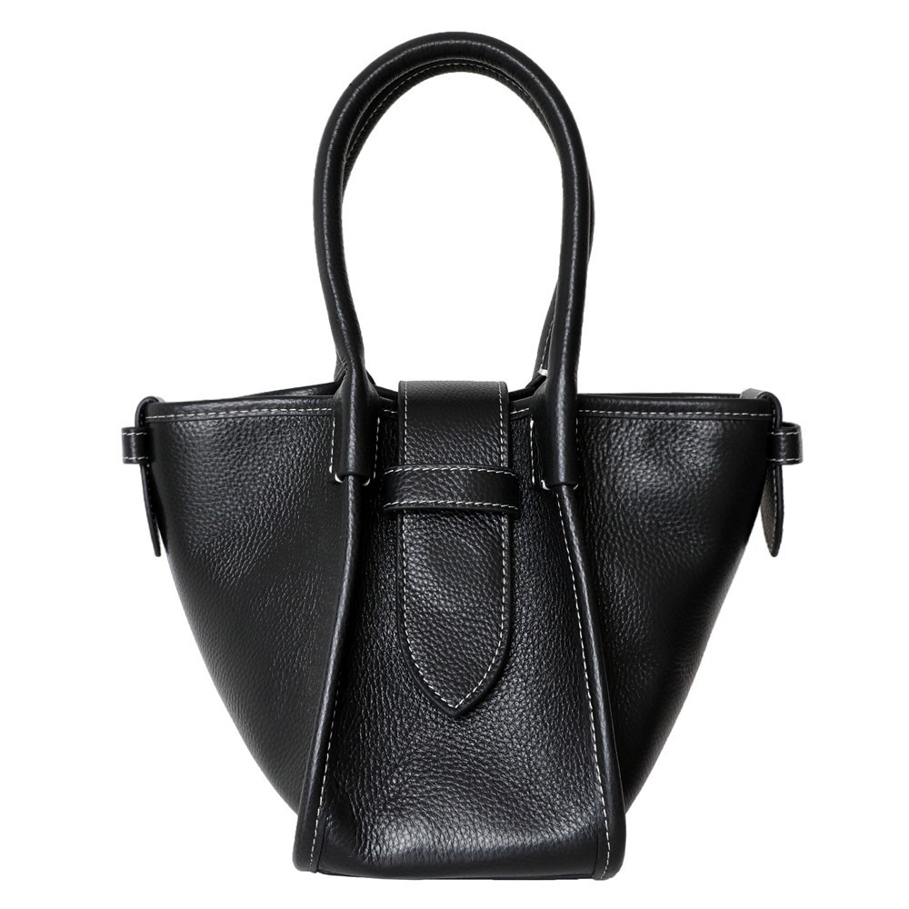 Eldora Genuine Leather Top handle bag Black 77269